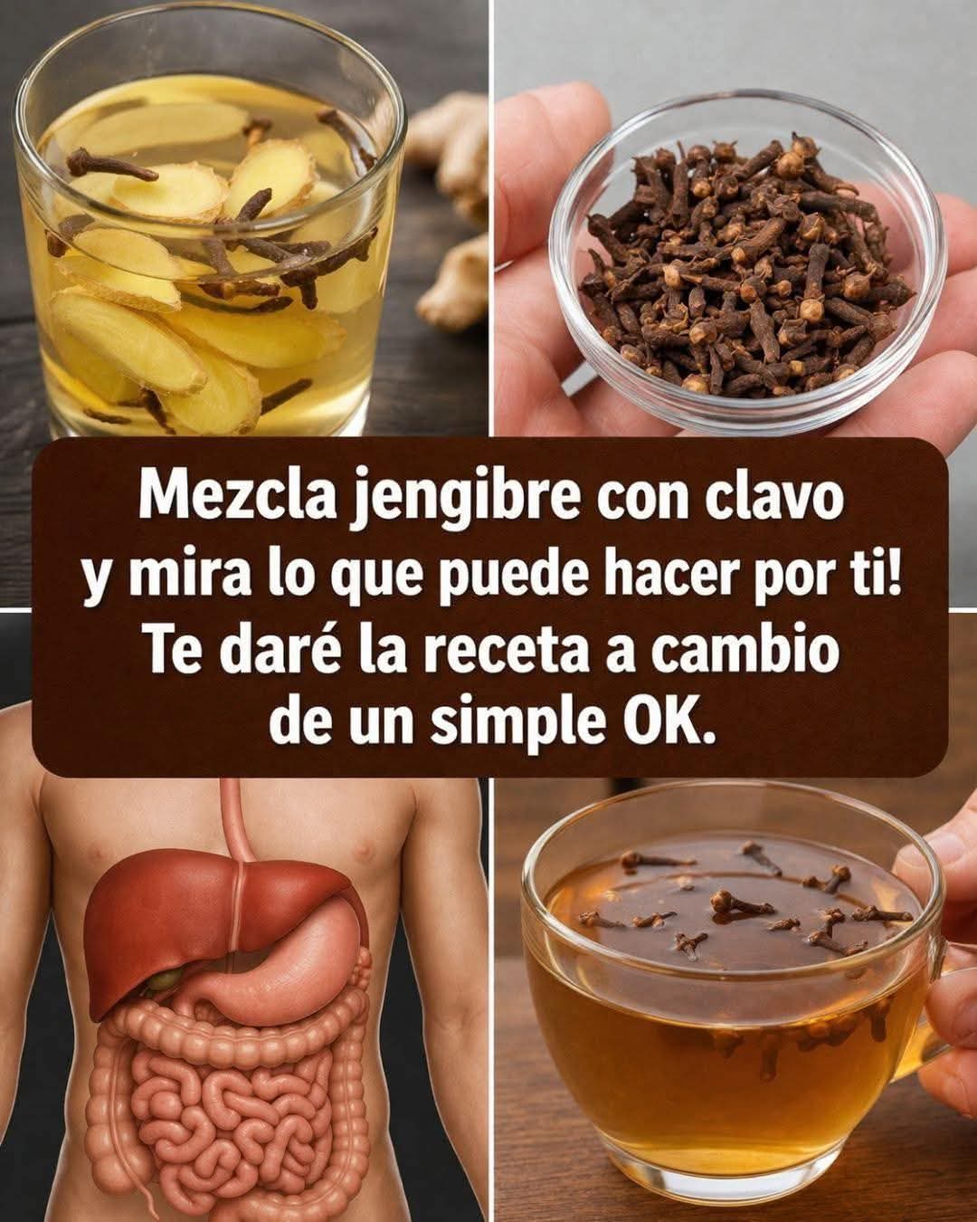 ¡Mezcla jengibre con clavo y mira lo que puede hacer por ti!…Rece.. ver mas