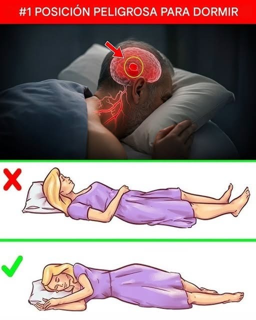 Esta posición para dormir podría aumentar el riesgo de sufrir un derrame cerebral durante la noche… Ver más