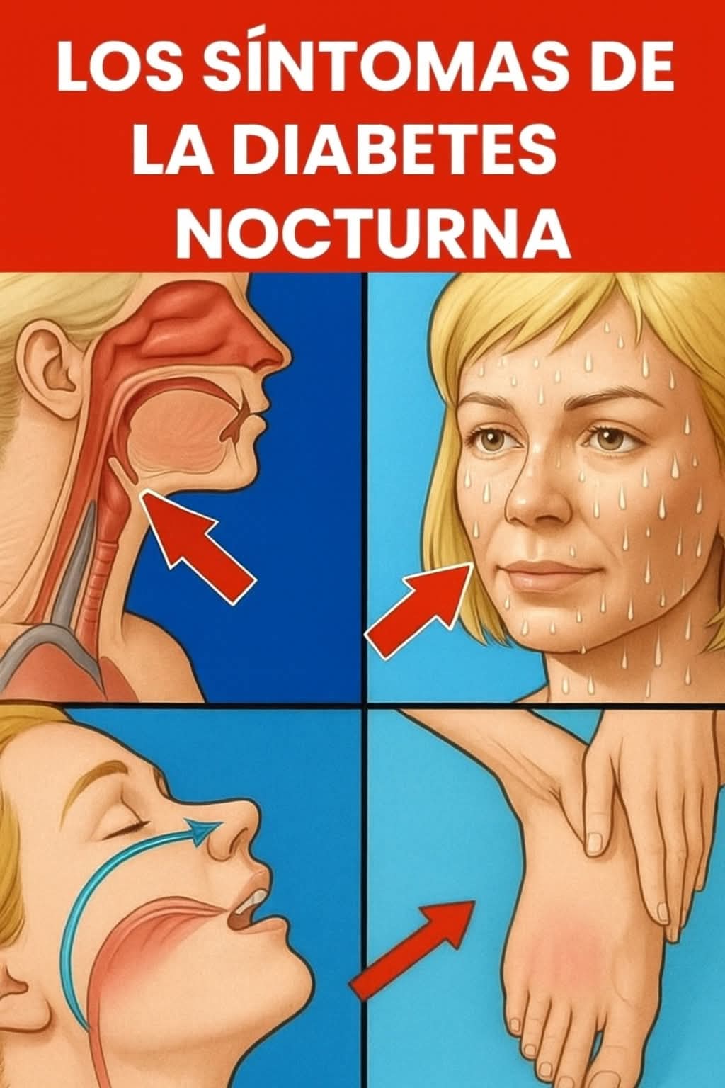 5 síntomas de la diabetes que aparecen durante la noche… ver más