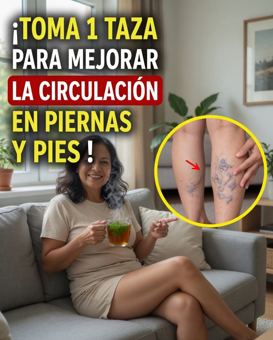 ¿Las piernas pesadas y los pies hinchados te están ralentizando? Una taza diari..ver mas