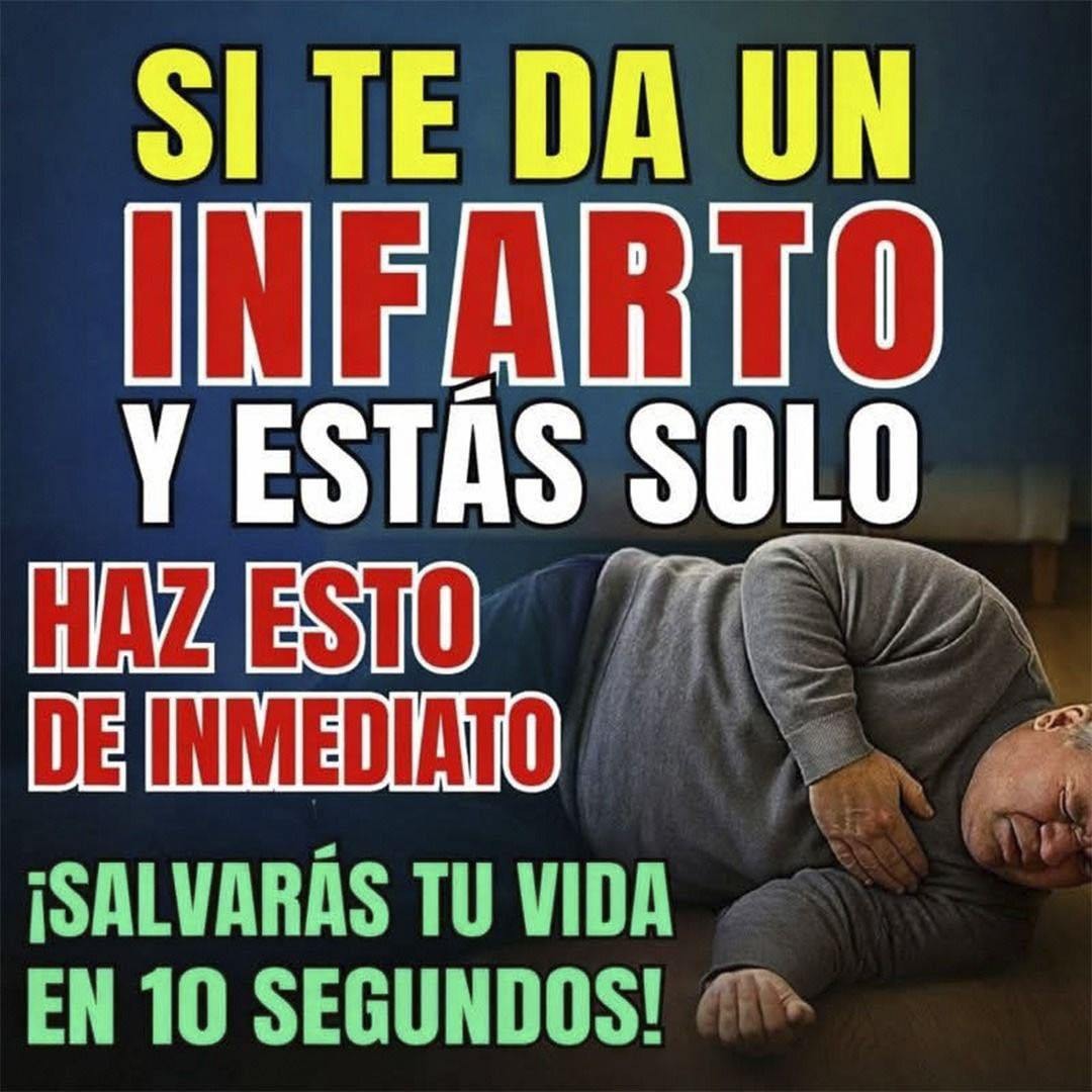 3 técnicas que pueden salvar tu vida en un infarto. 🤔🤯… Ver más