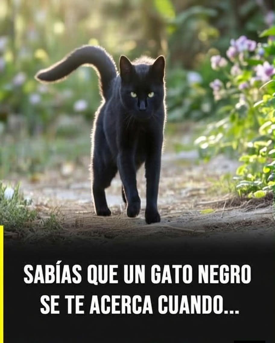 Sabías que un GATO NEGRO se te acerca cuando… Ver más