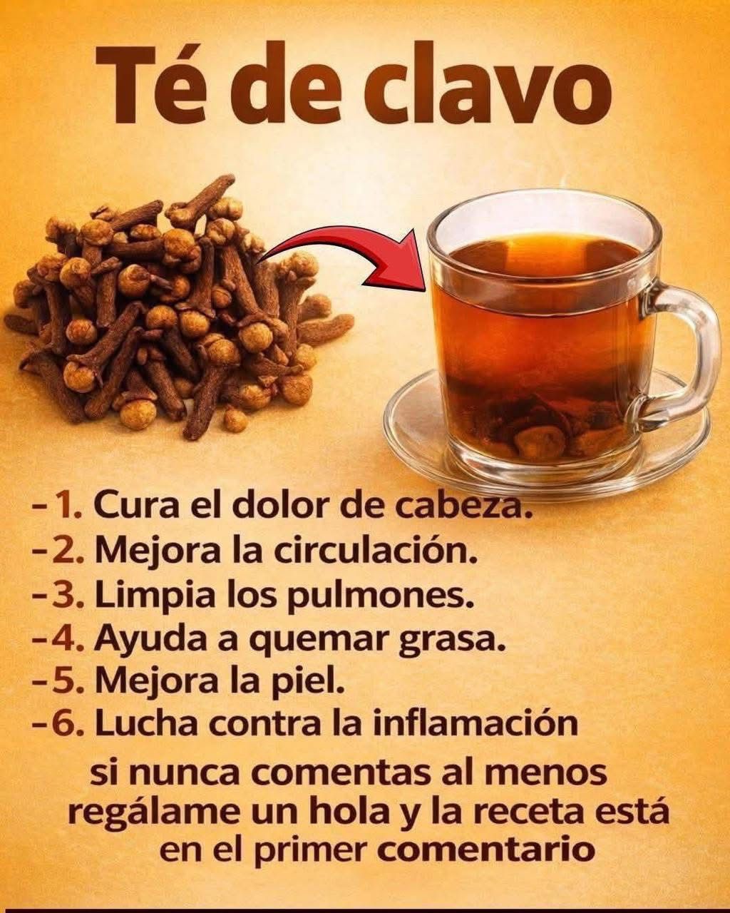 Te de clavo de olor…ver más