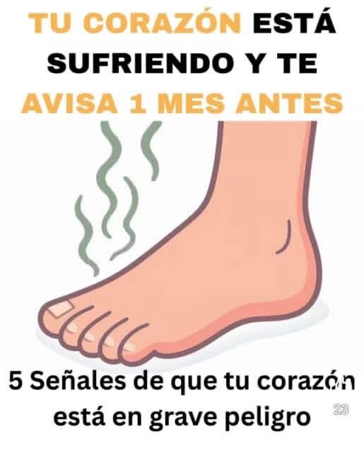 5 señales de que tu corazón está en grave peligro. Y te avisa un mes antes…Ver más