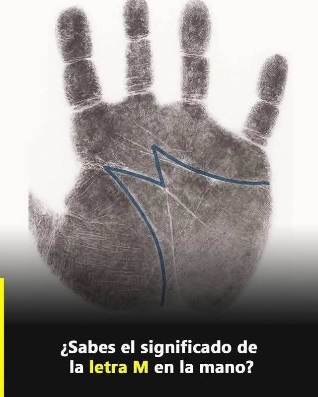 ¿Sabes qué significa la letra M en tu mano?¡Imposible!Descúbrelo tú mismo en Ver más.