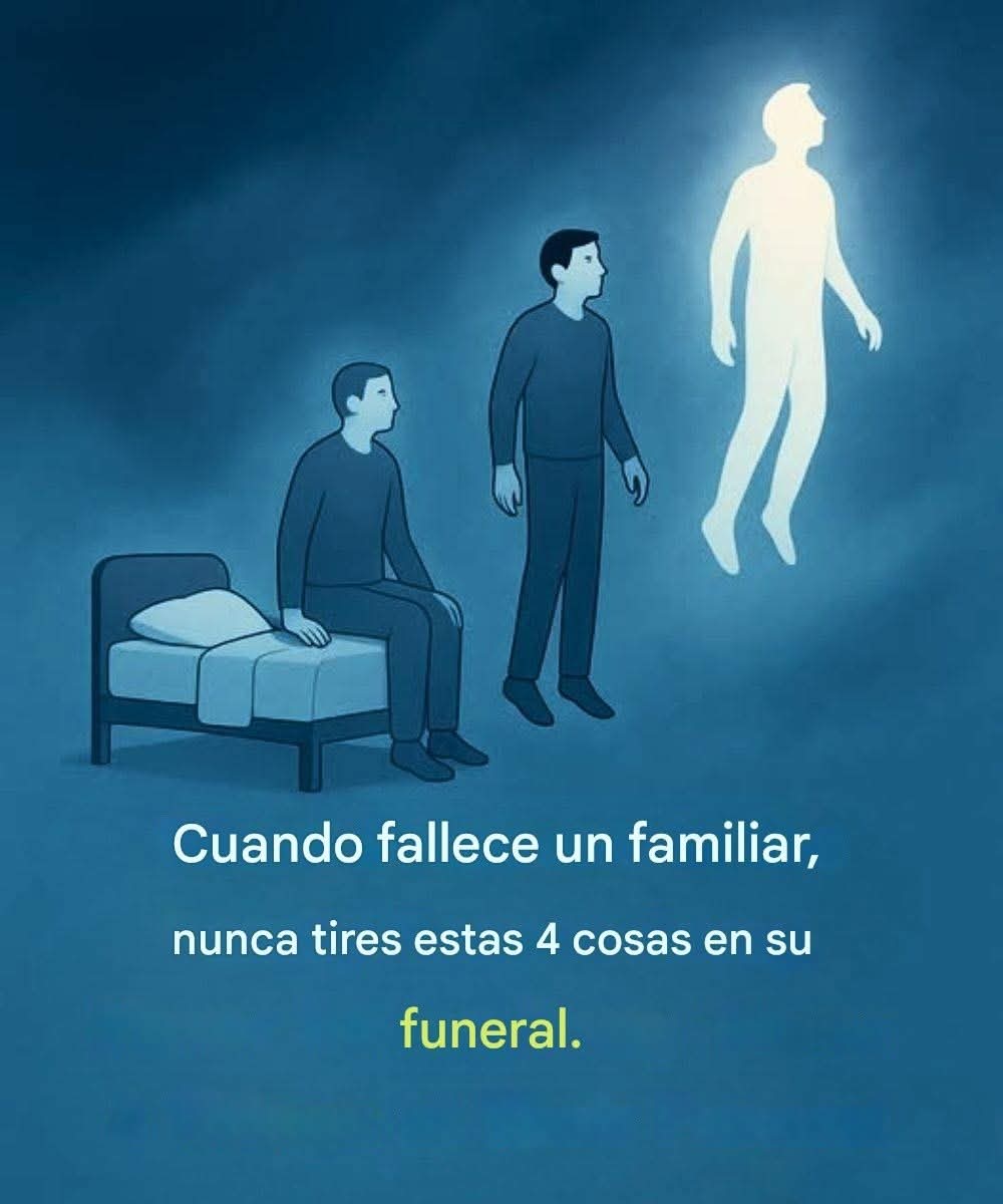 4 cosas que nunca debes tirar en el funeral de un ser querido… Ver más