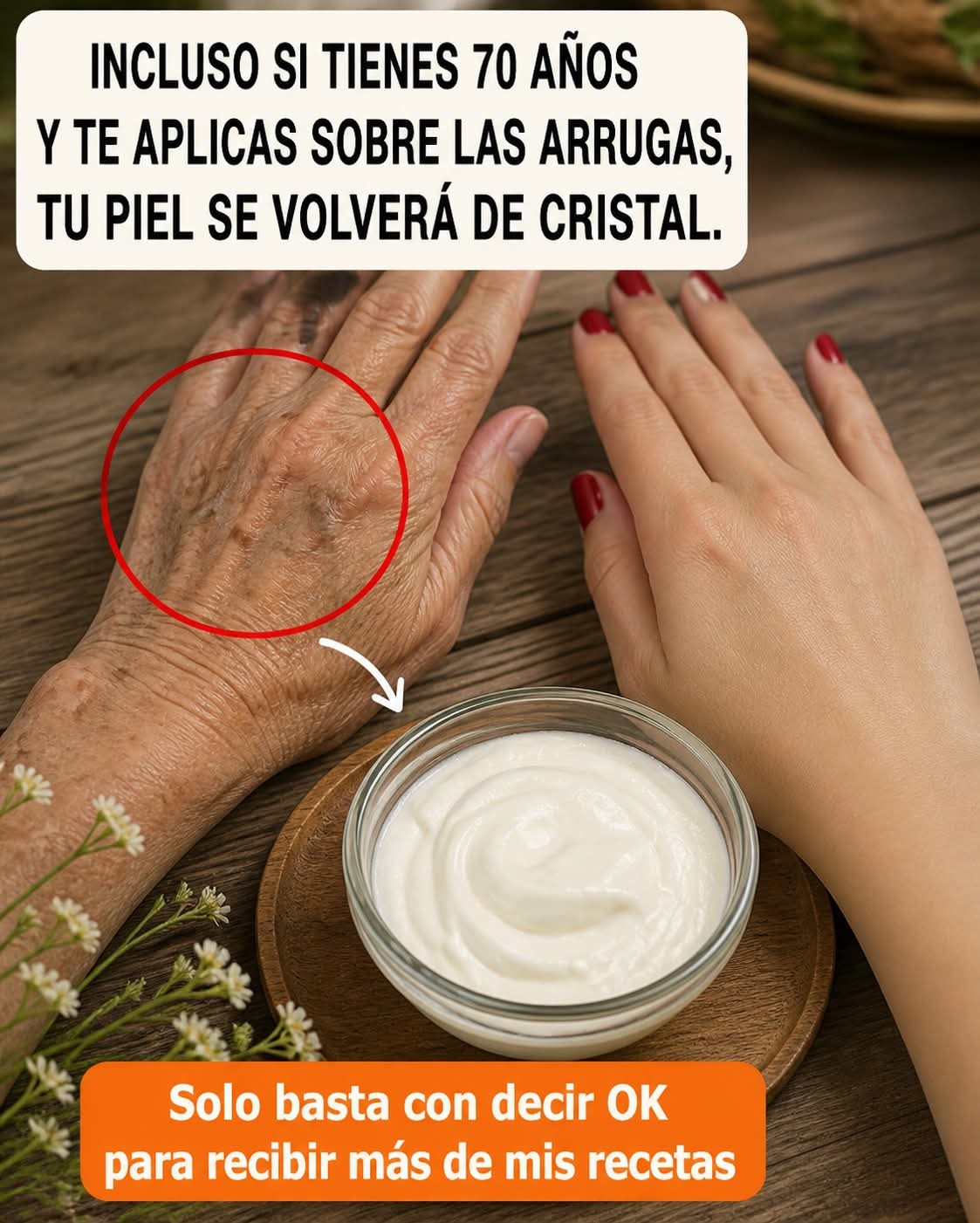 Prepara la crema con bicarbonato de sodio y aplícala antes de dormir. Adiós arrug..ver mas