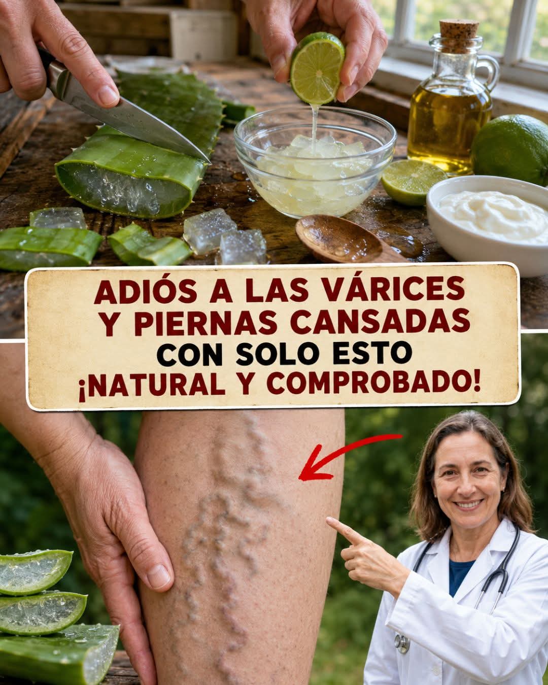 Alivio natural para piernas cansadas y venas varico..ver mas
