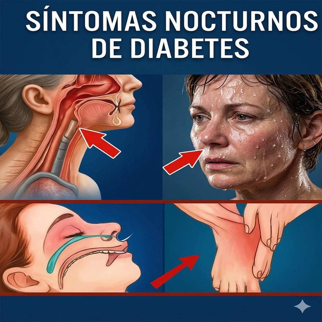 Los 7 Síntomas nocturnos de la diabetes 🚨 Ten cuidado… Ver Más