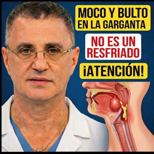 Bulto y mucosidad en la garganta: ¡No es un resfriado! 🤔🤯… Ver más
