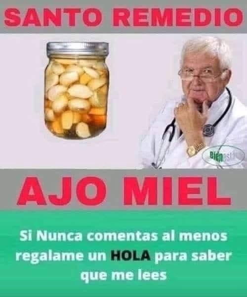 Un médico francés recomienda a sus pacientes tomar ajo con miel… Ver más